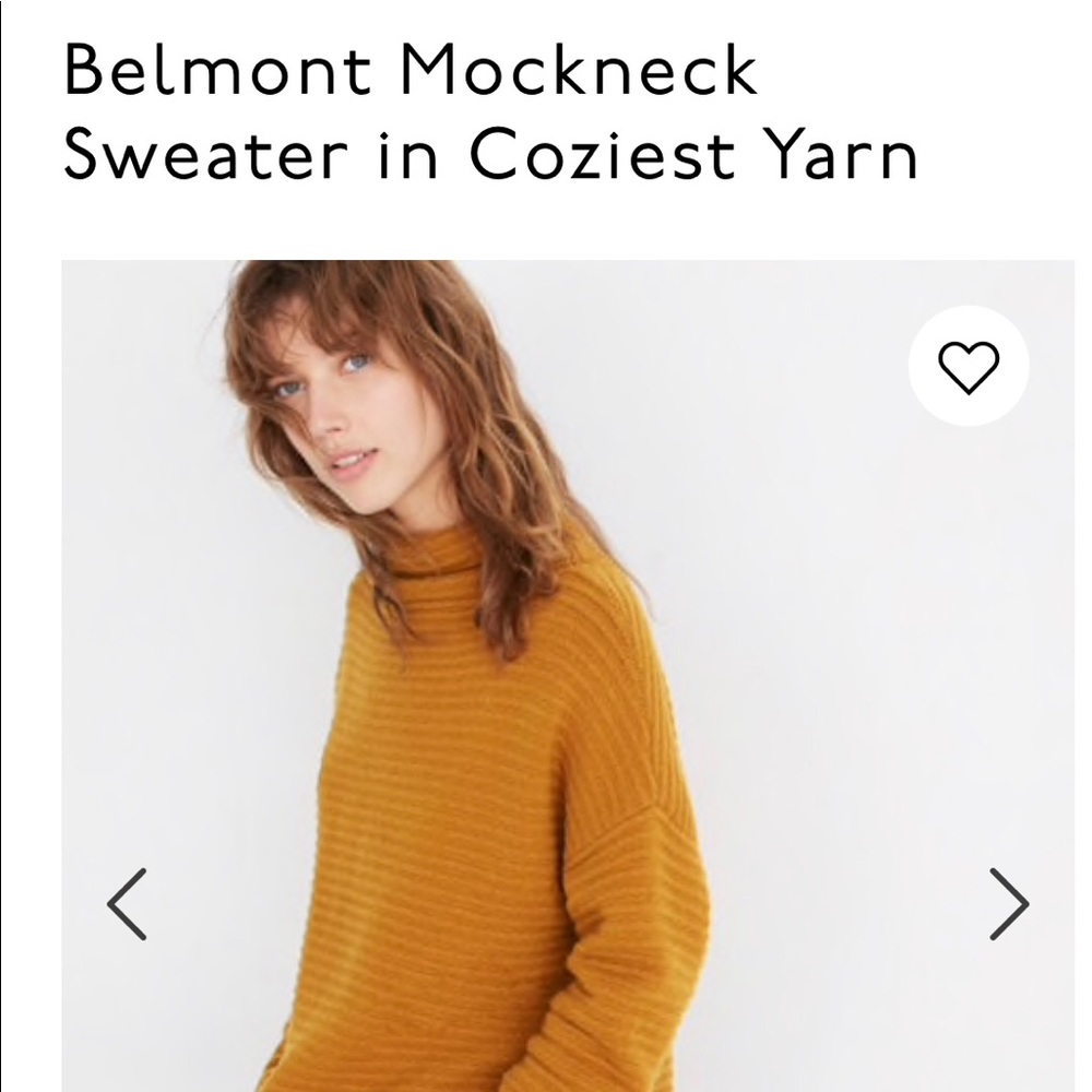 Belmont Mock Neck Madewell Sweater